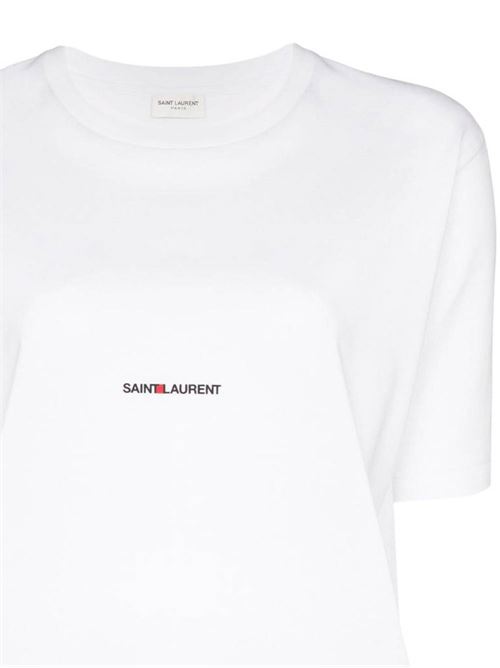 T-shirt con stampa SAINT LAURENT | 460876YB2DQ9000